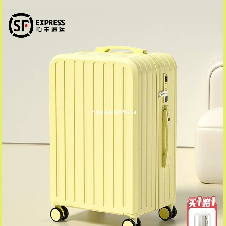 Чехол на колесиках для женщин, новая модель 2025 года, 20inch года, небольшой кожаный чехол с паролем для путешествий, прочный и прочный, утолщенный