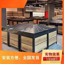 超市水果堆头陈列假底蔬菜假体阶梯形展示道具塑料生鲜店货架配件