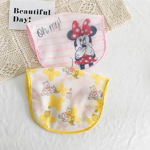 ins Korean version of baby rice bag, children's waterproof bib, leak-proof, wash-free infant saliva napkin, newborn rice bag