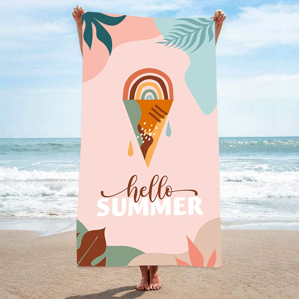 Quick dry double-sided beach cartoon cute bath towel, (Physicals), Amazon