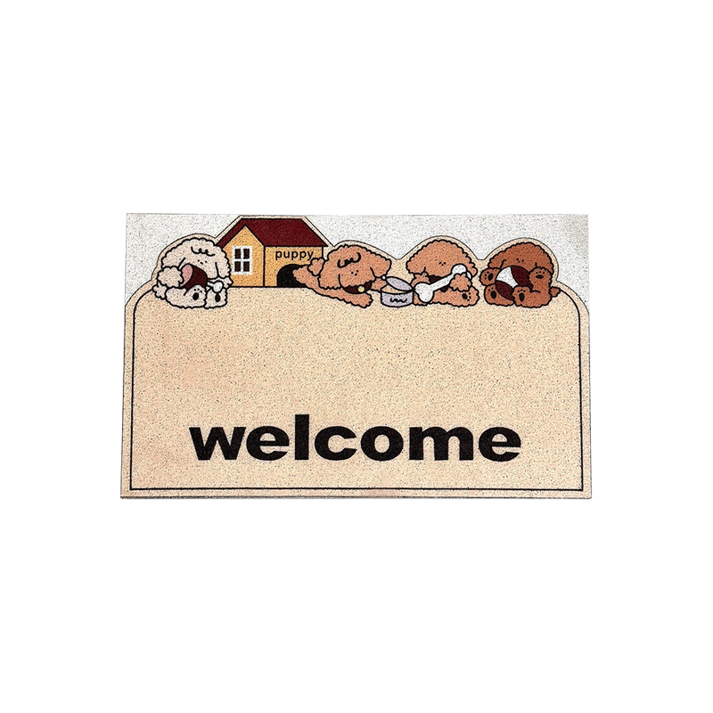 Nuevo baño de dibujos animados alfombra de suelo absorbente de agua inodoro puerta antideslizante alfombra de puerta alfombra de secado rápido resistente a la suciedad