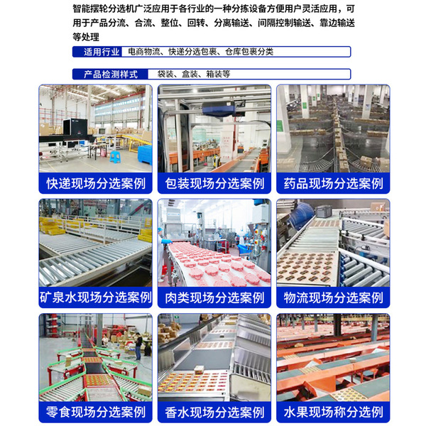 Balance wheel machine carton express logistics sorting machine…