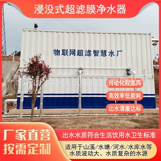 浸没式超滤一体化净水器老旧水厂扩容改造水库水河水净化设备