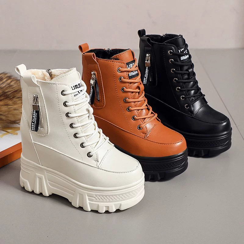 Поднятые сапоги Мартина Женский прилив Осень и Зима 2025 Новый английский стиль толстые подошвы, дикие короткие сапоги, весенние и осенние сапоги, тонкие сапоги