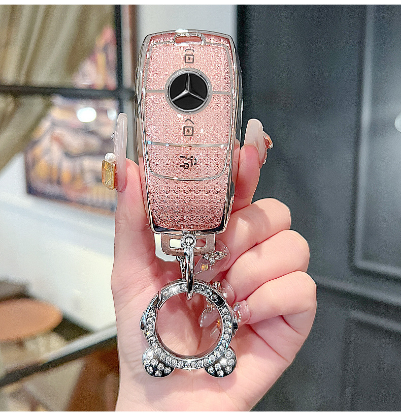 Mercedes-Benz e300l key cover c260l car a200l male c200l female glc gla glb220 buckle gle350 case