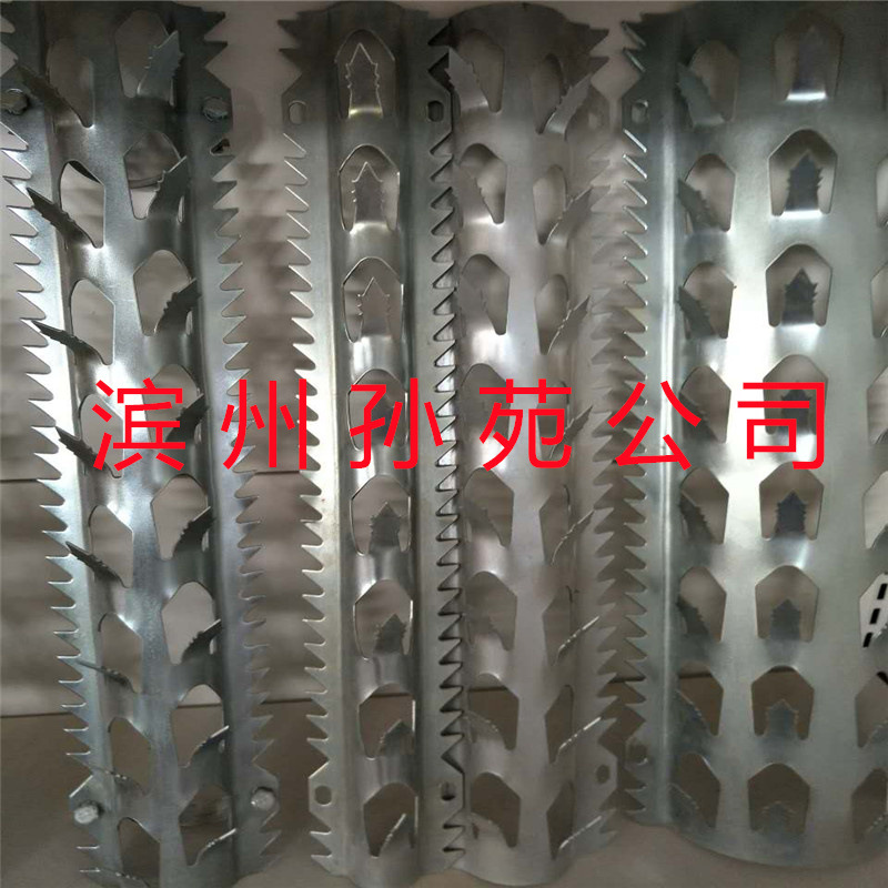 供应 防爬刺 不锈钢镀锌防爬刺 防盗刺 燃气下水管道防爬刺