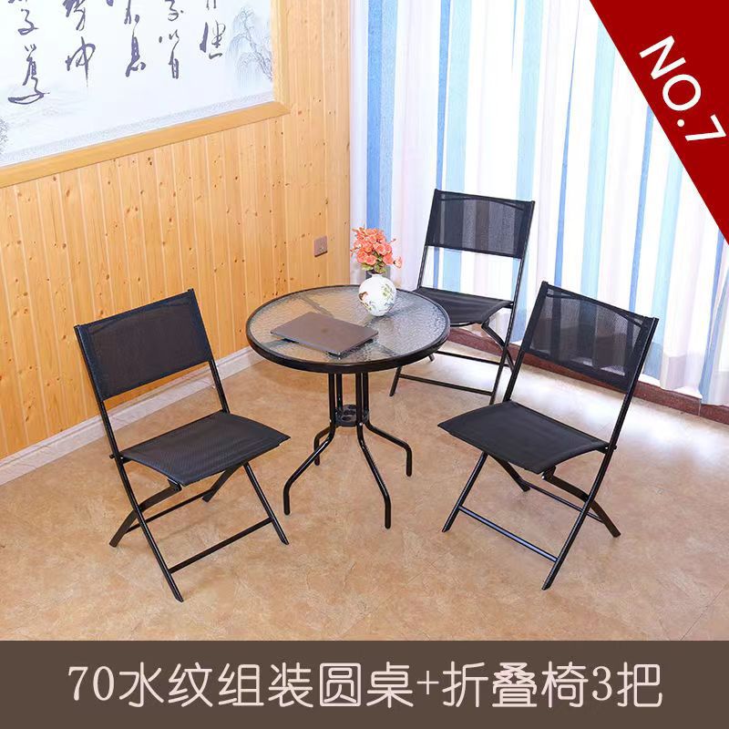 [Silla de tijera] Mesas y sillas plegables para exteriores, puestos portátiles al aire libre, mesas y sillas para el patio del hogar simples de ocio