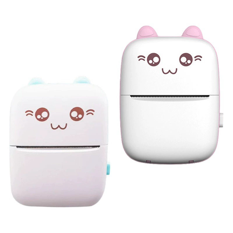 Студенческий мини-карманный принтер Неправильное название Этикетка Изображение Клей Портативный офисный обучающий термопринтер