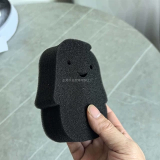 eva卡通造型冲压玩具钥匙扣挂件 插画海绵 异型打磨成型制品