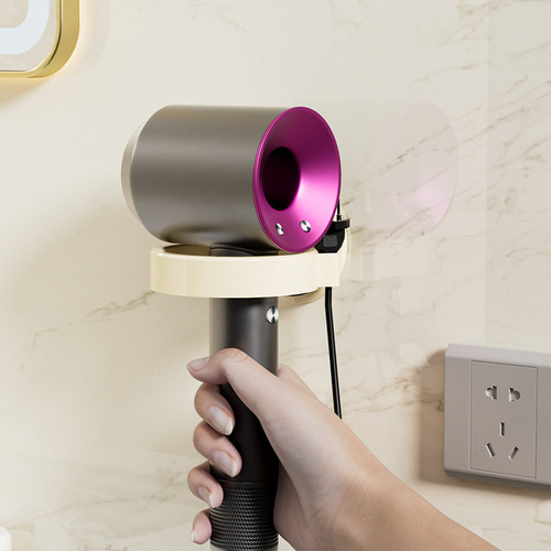 Hair dryer rack without punching wall-mounted hair dryer holder bathroom hair dryer rack bathroom hair dryer storage rack
