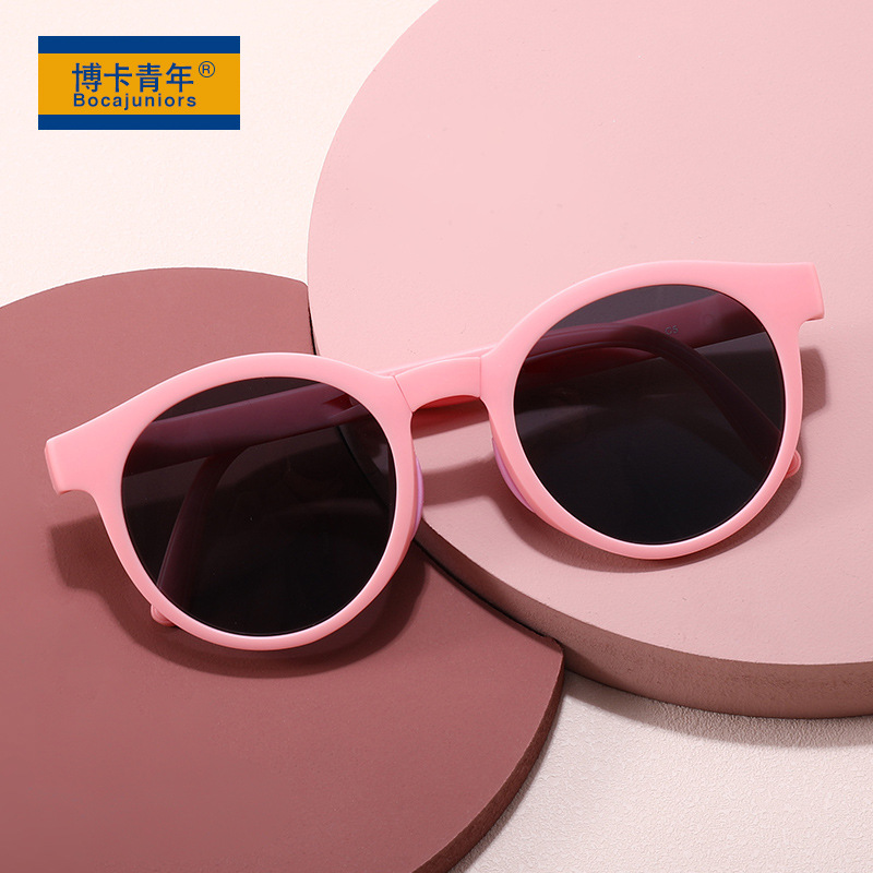 Children's Folding Sunglasses Personalized Round Anti-UVPolarized Sunglasses Outdoor Sunglasses DD82016