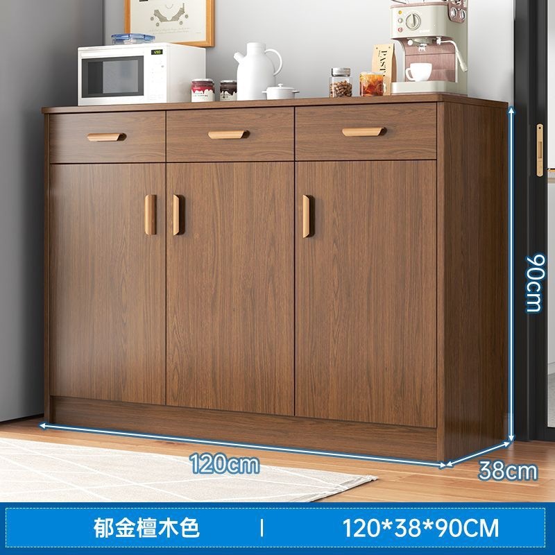 Gabinete de té sala de estar gabinete de comedor artículos domésticos de madera maciza para preparar comidas contra la pared armario de almacenamiento armario de cocina