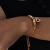 E411-gold bracelet-24cm