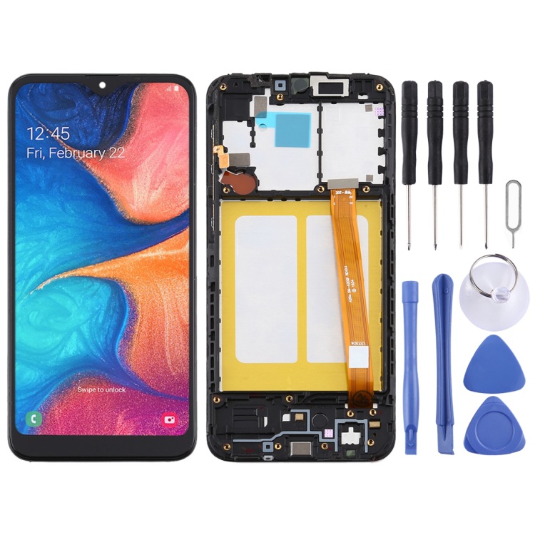 Aplicable a Samsung para Galaxy A20e LCD Touch Assembly con marco TFT material (