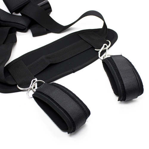 Easy love with hand and foot restraints, alternative erotic position toys, flirting furniture for lovers and women