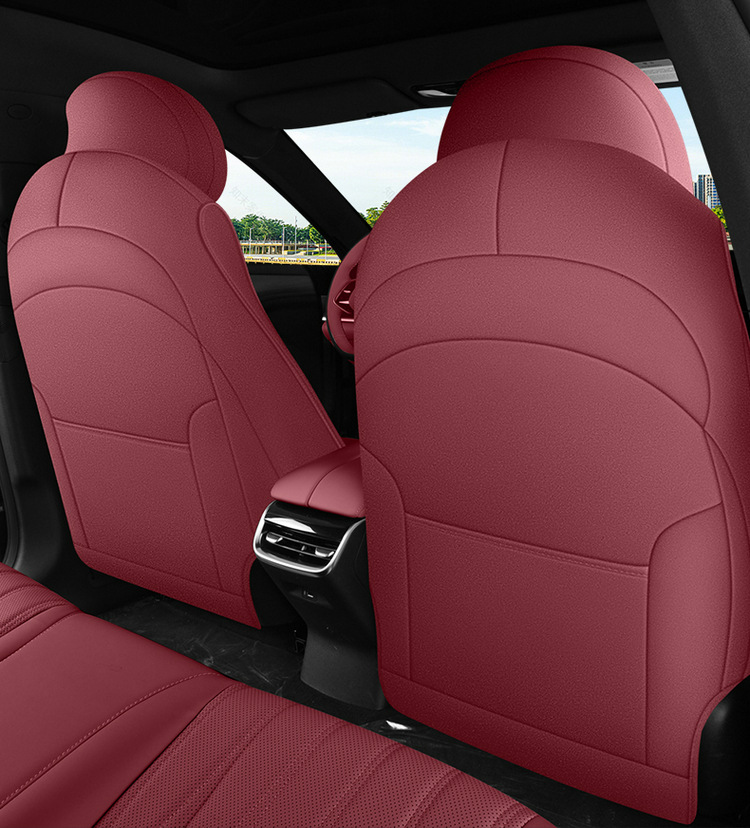 Changan Qiyuan A07 Special Car Seat Cover, Four-Season Universal Seat Cushion, Suede Leather Seat Cushion, Ventilated and Breathable Seat Cover