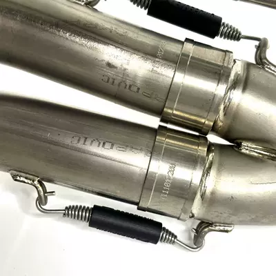 Motorcycle exhaust pipe section, BMW S1000XR Akrapovic