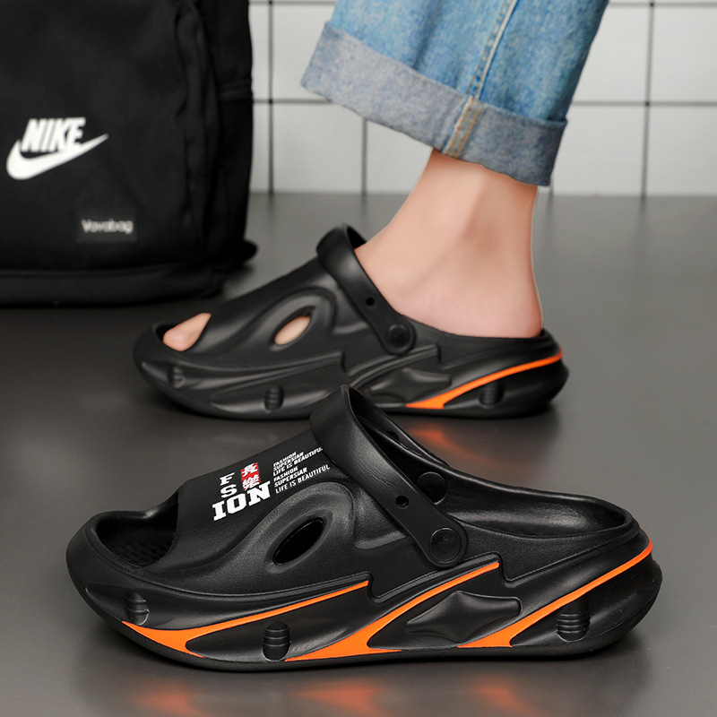 Sandalias pareja 2025 sandalias y pantuflas de verano ocio plataforma sandalias y pantuflas de playa de doble uso exterior zapatillas deportivas vietnamitas