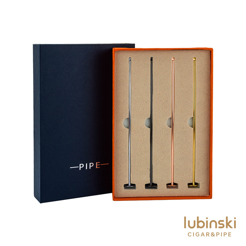Lubinski LUBINSKI pipe press four-pack electroplated multi-functional pipe press gift box LB-YD-8