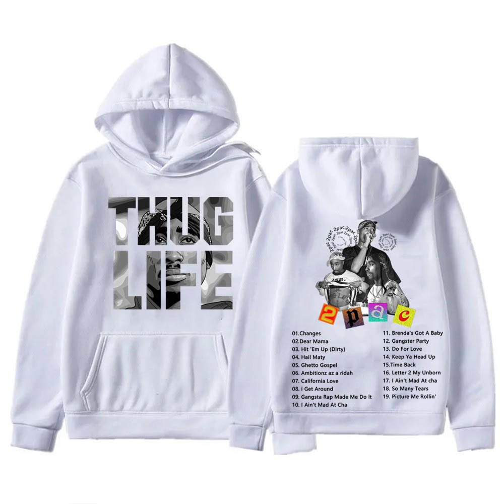 2pac Greatest Hits Song Hip Hop Pop Music Hoodie Sweatshirt