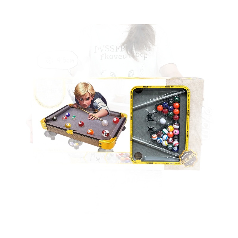 Juguetes de mesa de billar de madera para niños padres-hijos juegos de puzzle interactivos juguetes de juegos de videojuegos agencia puntos regalos al por mayor