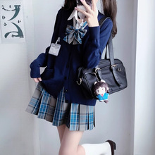JK制服日系格裙女半身裙甜美学院风衬衫春秋季校供感原创精品套装