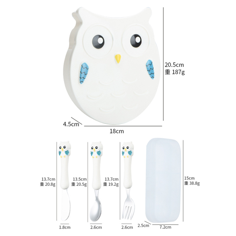 흰색 디너 접시 + 나이프, 포크, 스푼 + 휴대용 상자