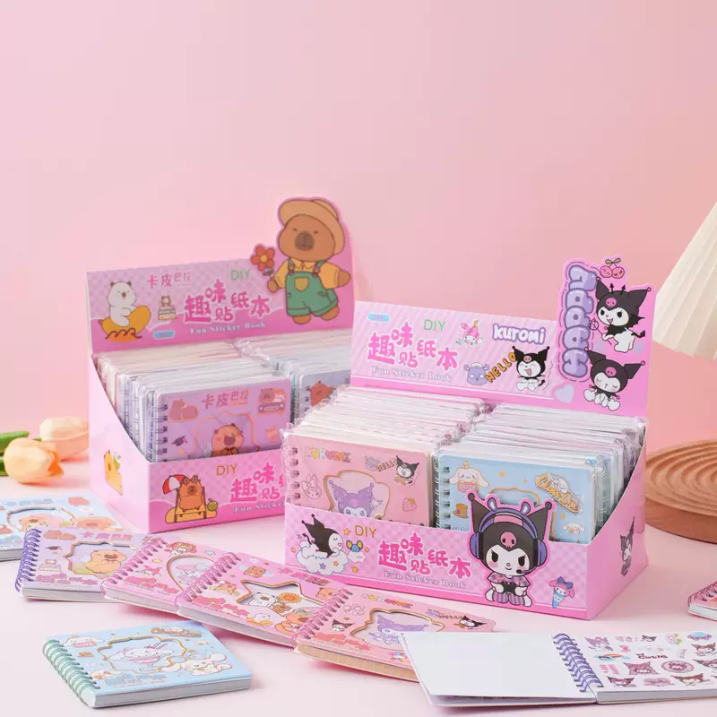 Новый забавный стикер Sanrio Kapibala, креативный, милый, для студенческого руководства, материал для наклеек, инструмент для катушки
