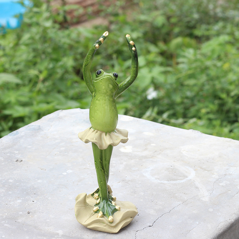 Yoga rana resina artesanía Zibo vidrio decoración de escritorio decoración de la sala de estar ventana gracioso regalo de cumpleaños