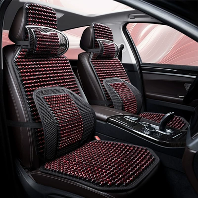 Seat cushion, seat cover Cool Mat Wooden Beads Ventilated