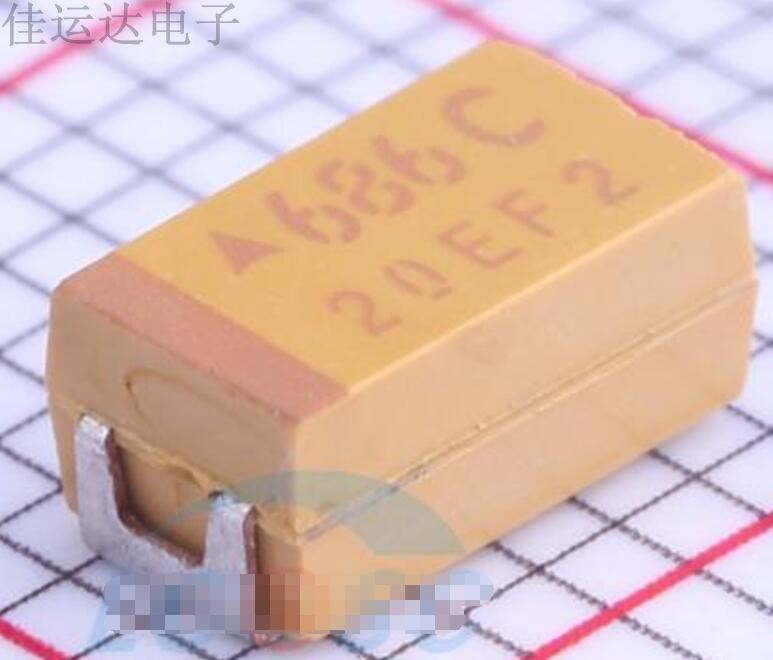 TAJC686K016RNJ 规格 68uF(686) ±10% 16V 钽电容器
