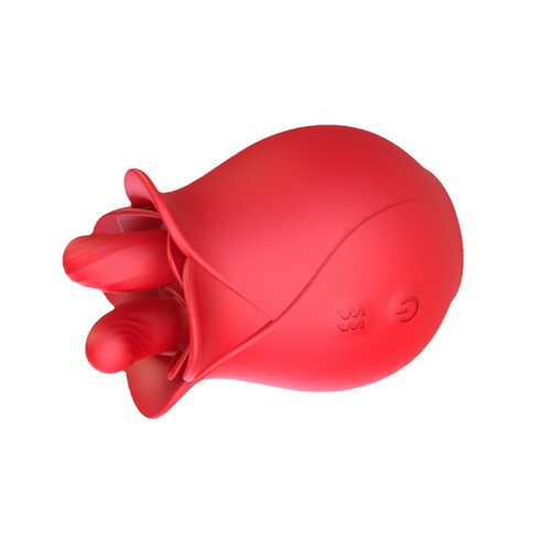 New foreign trade product Romeo Rose Double Tongue Licking Vibrator Female Clitoral Nipple Orgasm Sex Toys Wholesale