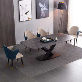 后现代轻奢餐椅别墅会客椅家用餐厅靠背书桌椅现代舒适酒店休闲椅