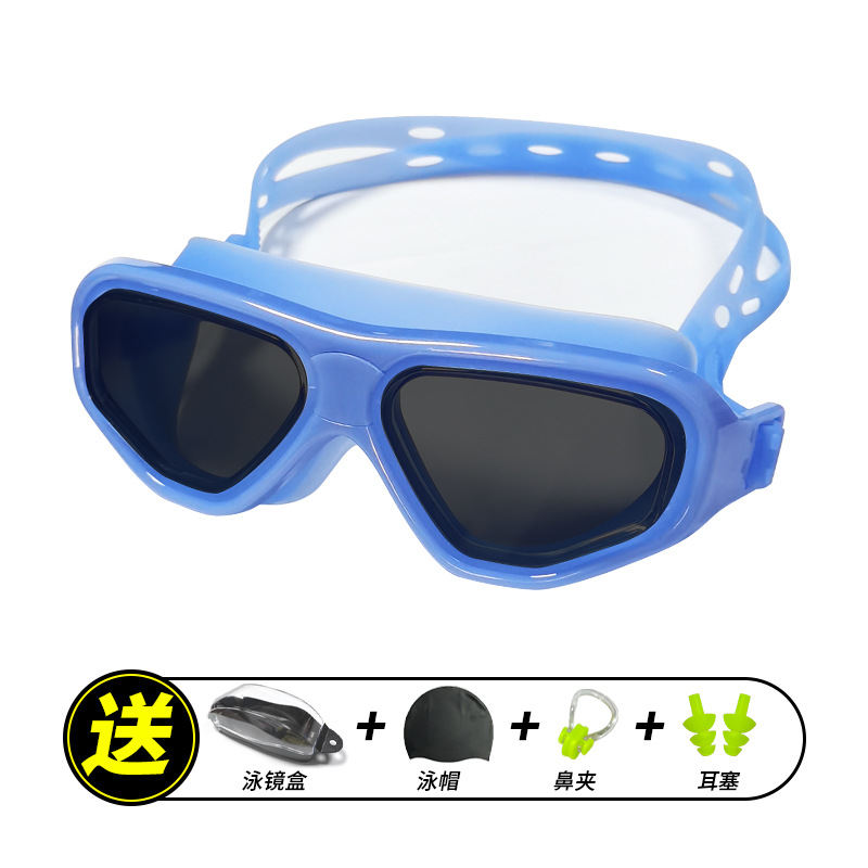 Set de Gafas y Gorro de Natación de PC Antivaho y Anti-UV para Natación image 14