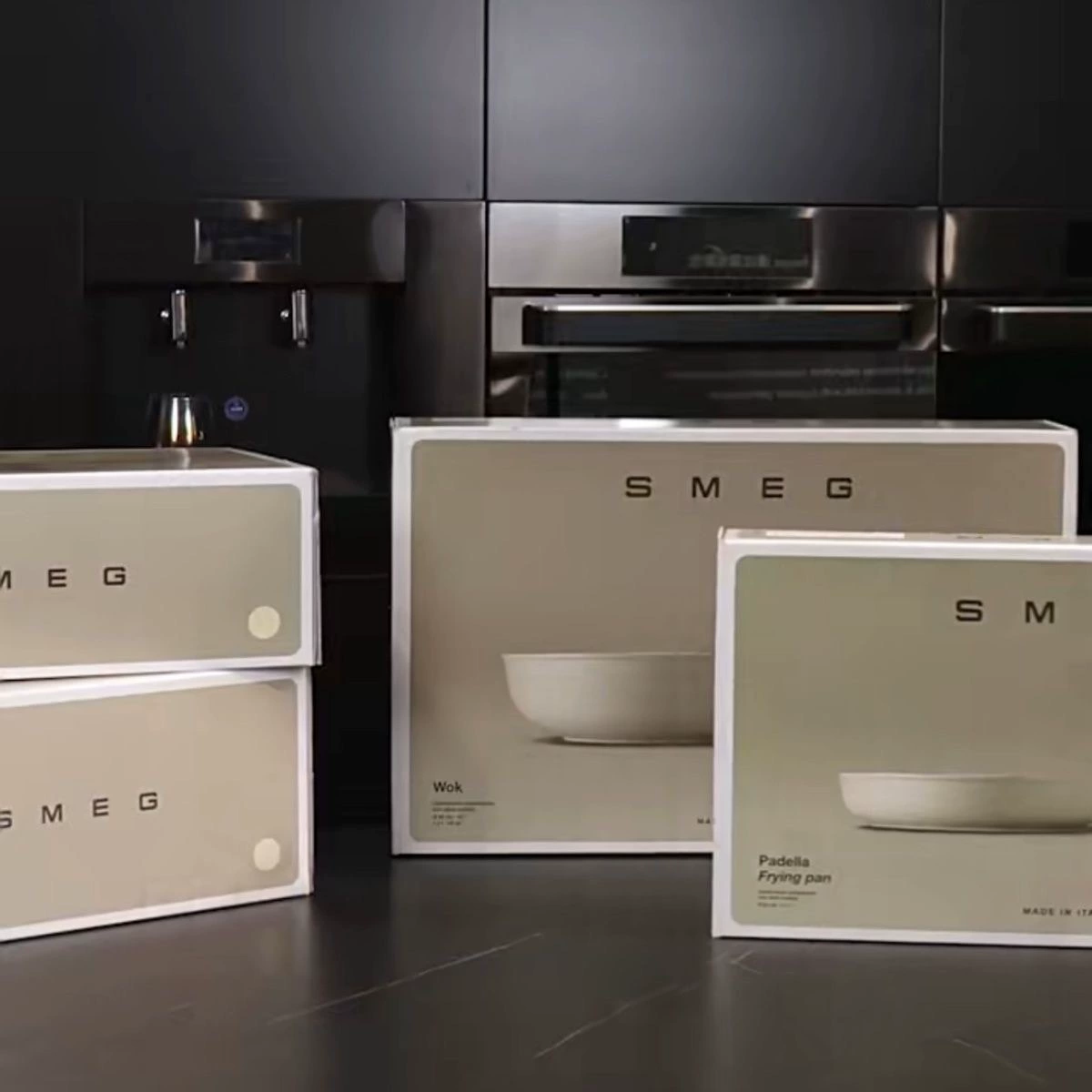 Smeg антипригарная сковорода бытовая кастрюля газовая плита wok детское питание дополнение сковорода крышка индукционная плита