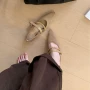 内增高尖头新款春秋链条