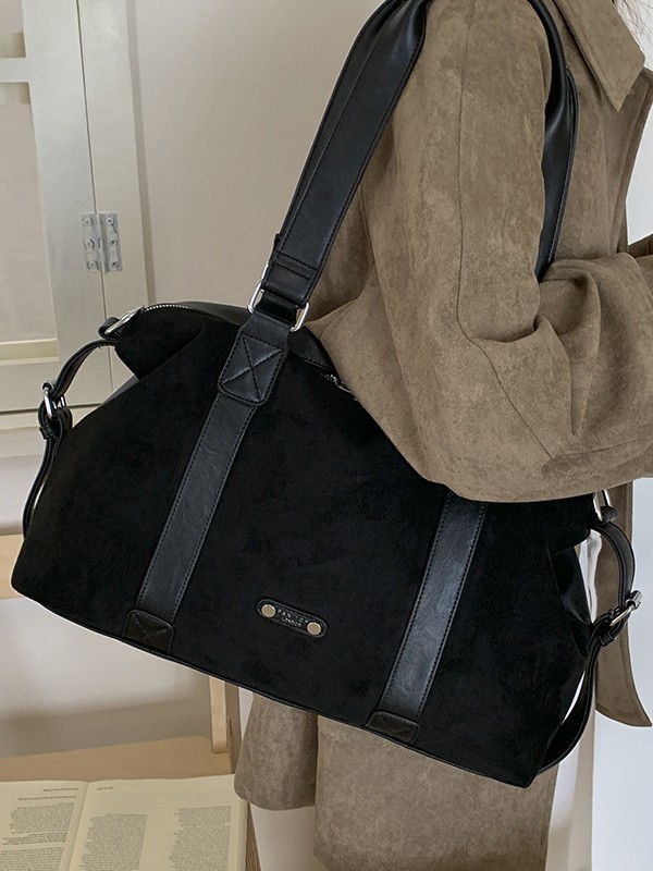 Otoño y invierno de alta popularidad de gran capacidad bolso de mano para mujeres 2025 nuevo estilo de moda de seda de viaje mochila de hombro