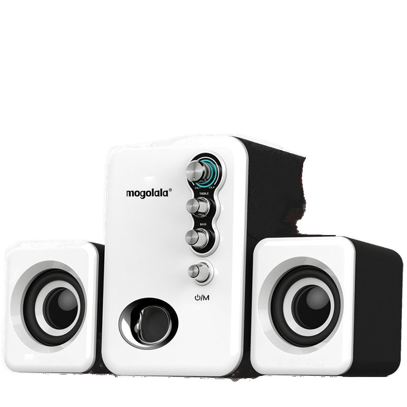 Computadora de audio Bluetooth, computadora de escritorio de alto volumen, subwoofer con sobrepeso para el hogar, usb, cable, inalámbrico, universal