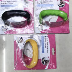 Creative stainless steel garlic press, wine opener, meat mallet multi-function, kitchen ring squeezer, garlic paste crusher