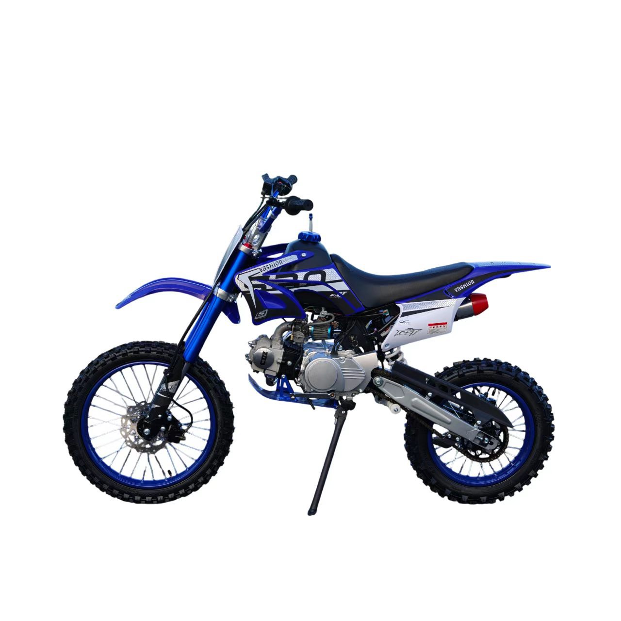 110Cc Mountain Two-Wheeled Off-Road Motorcycle with Kick-Start Aluminum Engine Base Plate/Aluminum Exhaust Pipe for Export