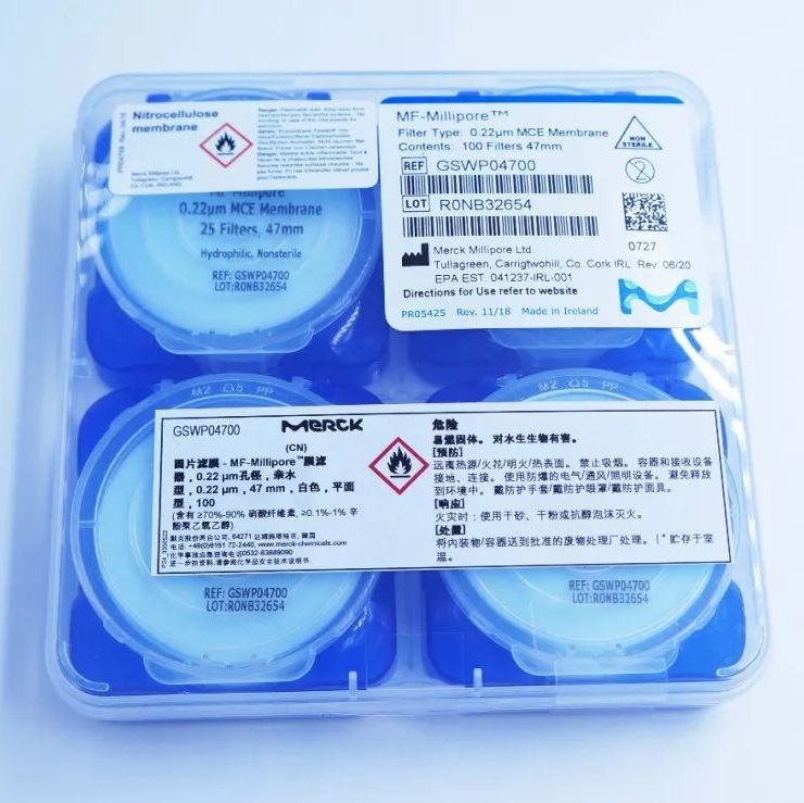 GSWP04700 Millipore 密理博 MF-Millipore™ 滤膜 孔径0.22 µm