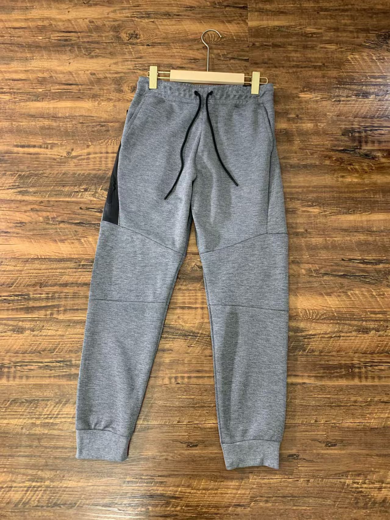 Camiseta con cremallera encapuchada transfronteriza para hombres primavera y otoño nueva chaqueta casual de ropa deportiva, pantalones de pies pequeños, dos piezas