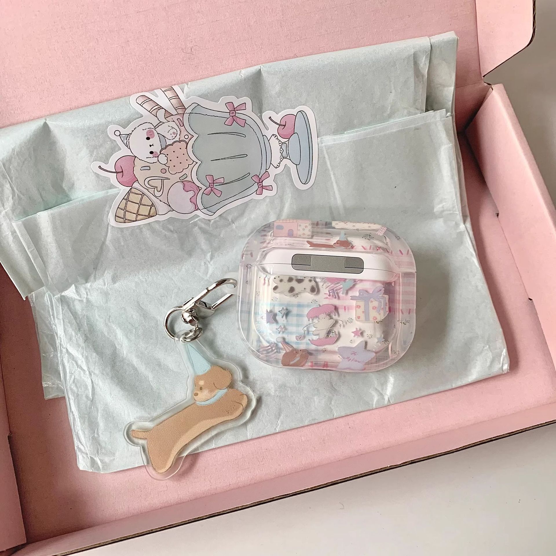 Wish Meteor Dog es adecuado para Airpod Pro 3 generación Apple auriculares 1 / 2 generación Airpod 4 generación