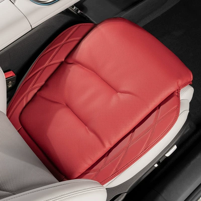 Seat cushion, seat cover Driver's Seat, Universal for All Seasons - s-series-nappa-leather-volcanic-red-front-row-single-seat-cover
