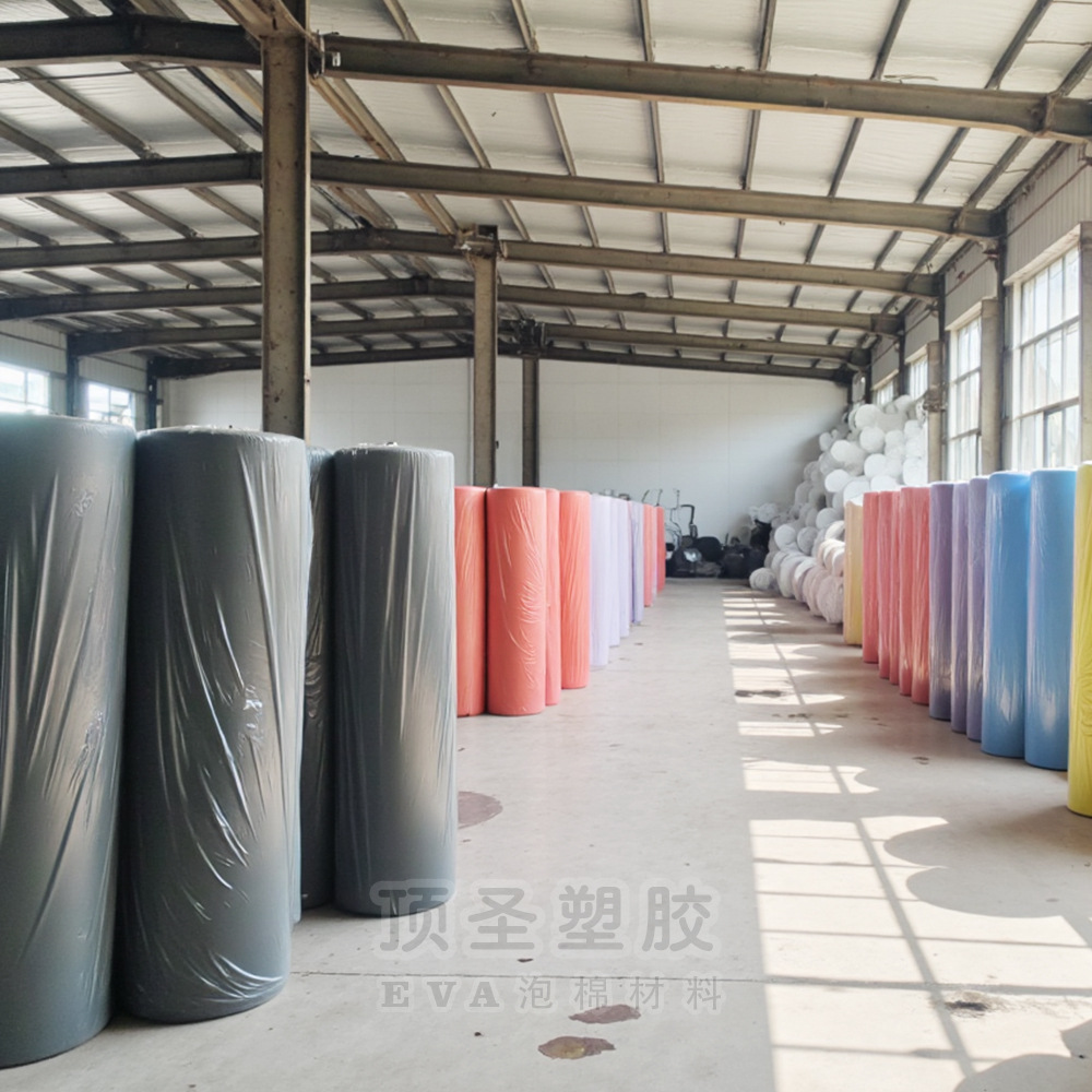 易撕eva泡棉材料3D立体绣花海绵普白普黑EVA立体绣花泡沫材料