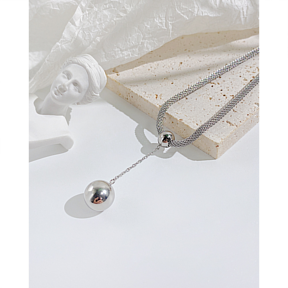 Simple Style Geometric Stainless Steel Necklace Plating Stainless Steel Necklaces