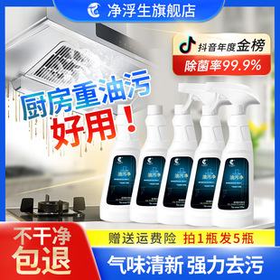 Powerful Cleaner for Removing Heavy Grease from Kitchen Range Hoods, Foam-Type Oil Stain Remover