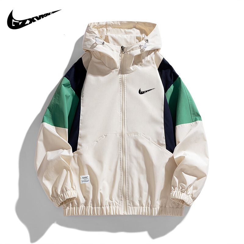 2025 New Trendy Brand Men's Jacket Spring and Autumn Jacket Windproof and Waterproof Hooded Casual American Loose 2025 New Trendy Brand Men's Jacket Spring and Autumn Jacket Windproof and Waterproof Hooded Casual American Loose