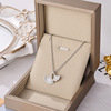 Necklace stainless steel, fashionable accessory, chain for key bag , suitable for import, simple and elegant design