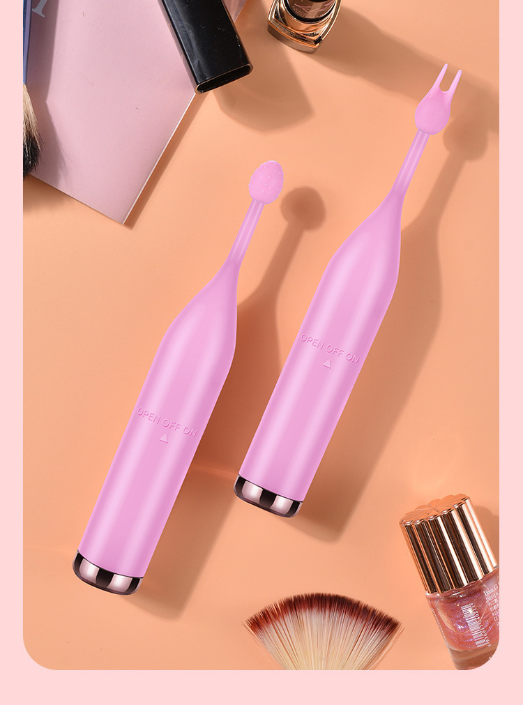 Mystery Fairy Honey Bean Stick Rotating Adult Massager in Pink ABS+TPE — detail image 20